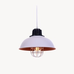 Pendant Lamp Lumina Deco Batore White Base