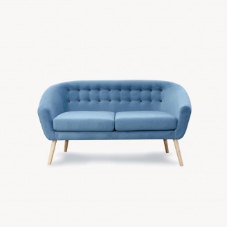 Latest Florida Neo Sofa Cum Bed in Sky Blue Colour 